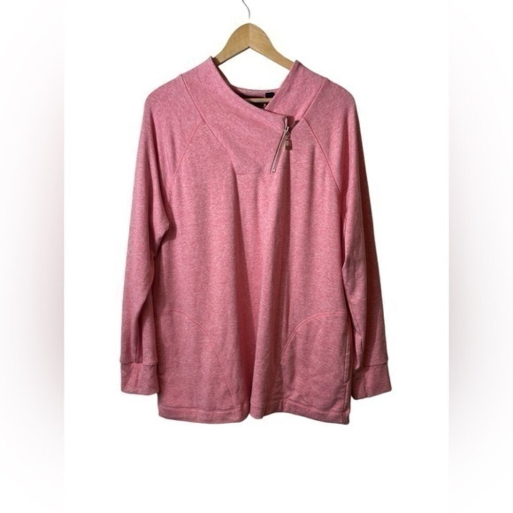 SUSAN GRAVER l weekend pullover top large l/s